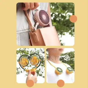 Bendable Hose Operated Neckband Fan
