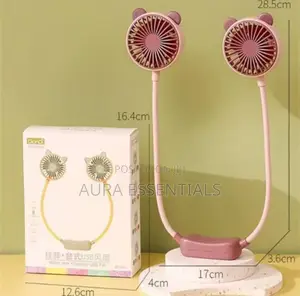 Bendable Hose Operated Neckband Fan