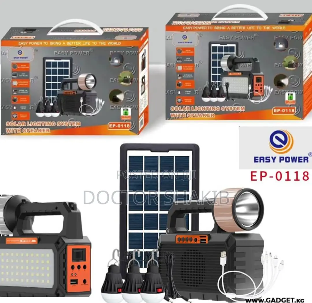 Solar Lighting System With Speaker