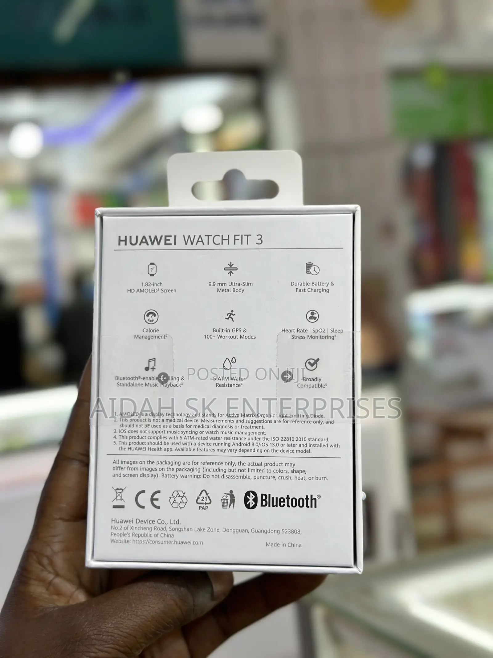 Huawei Watch Fit 3,Nfc,1.82 Amoled Display