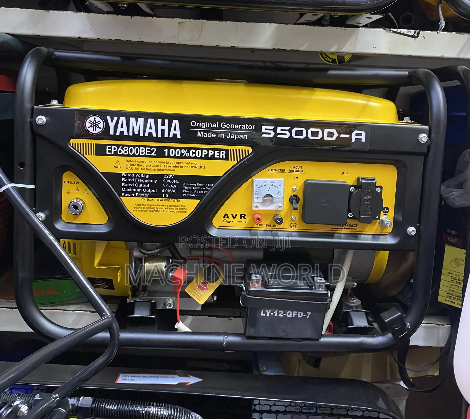 Yamaha Generator 5500 Da (3.5kva)