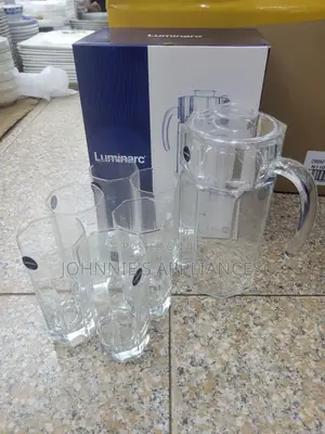 Luminarc Water Jug Set Wiz Glasses 7pics