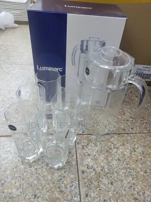 Luminarc Water Jug Set Wiz Glasses 7pics