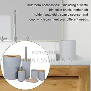 Ceramic Bathroom Accessories Set