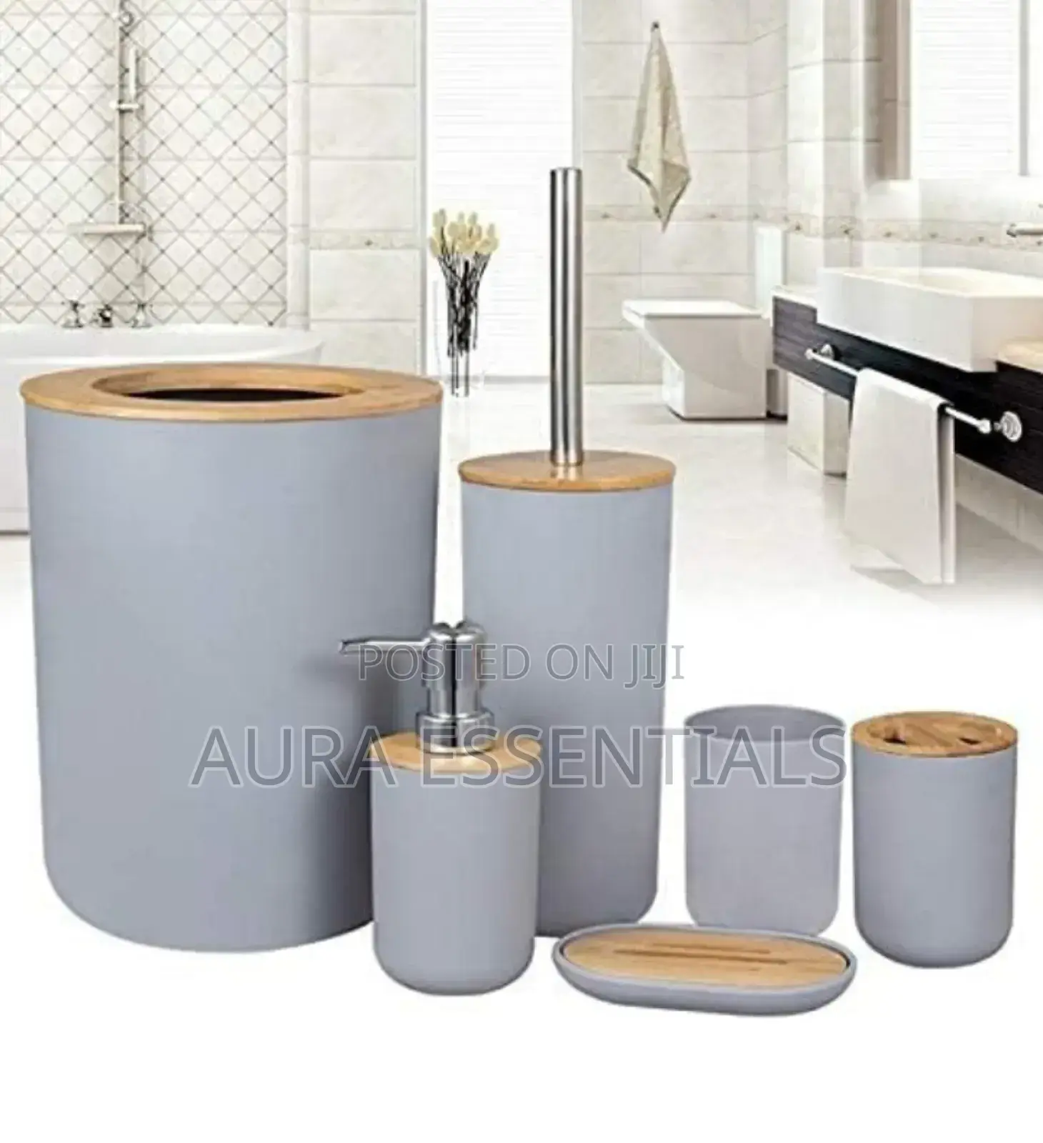 Ceramic Bathroom Accessories Set