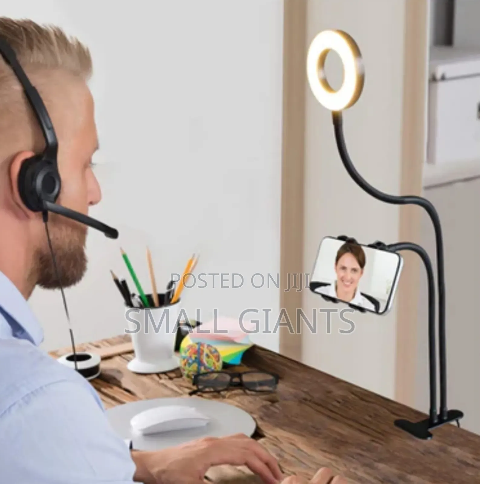 Selfie Ring Light With Grip Stand