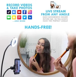 Selfie Ring Light With Grip Stand