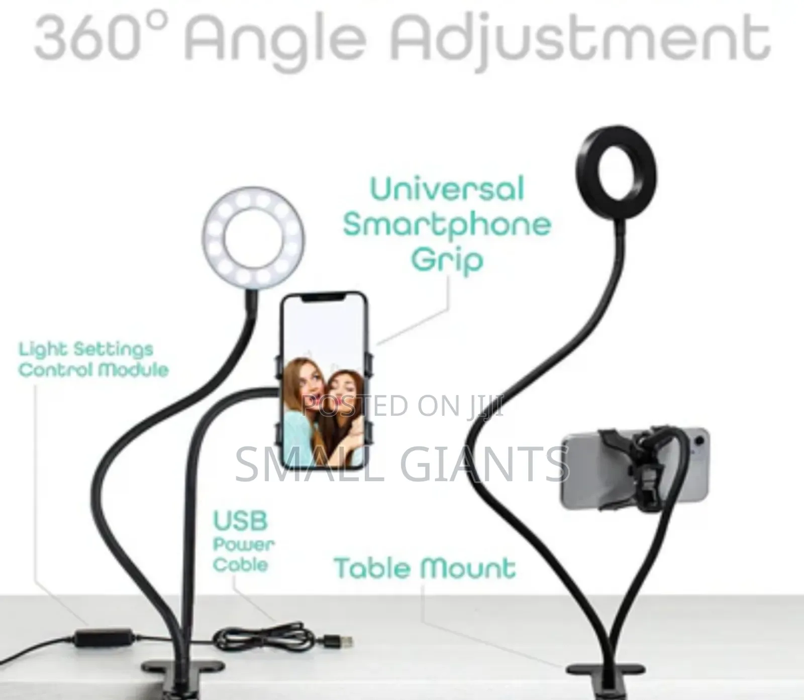 Selfie Ring Light With Grip Stand
