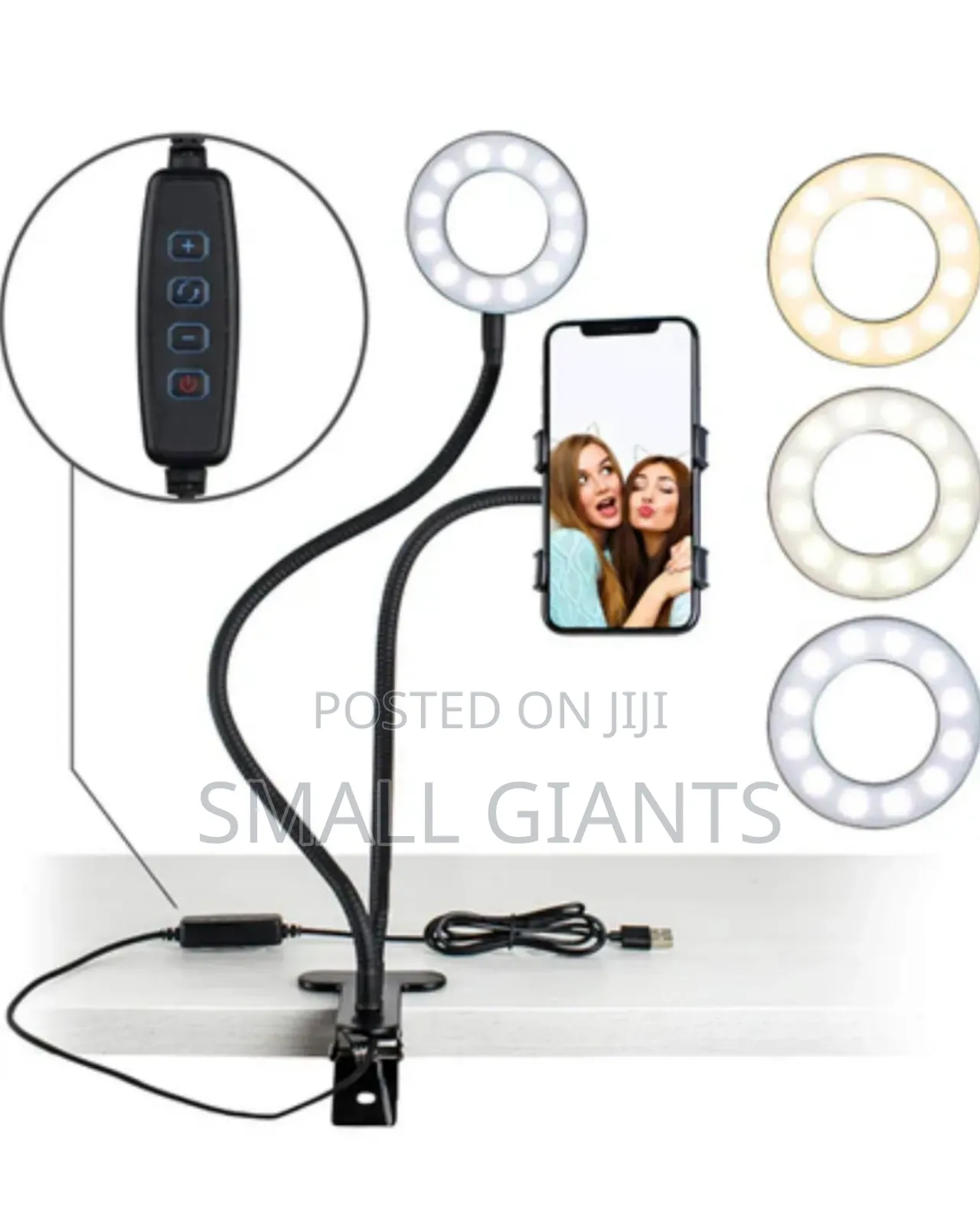 Selfie Ring Light With Grip Stand