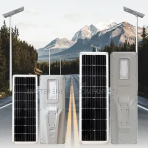 800w Integrated Solar Street Lights All in One Blue Carbon
