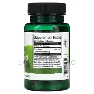 Swanson, Full Spectrum Chia Seed, 400 Mg, 60 Capsules