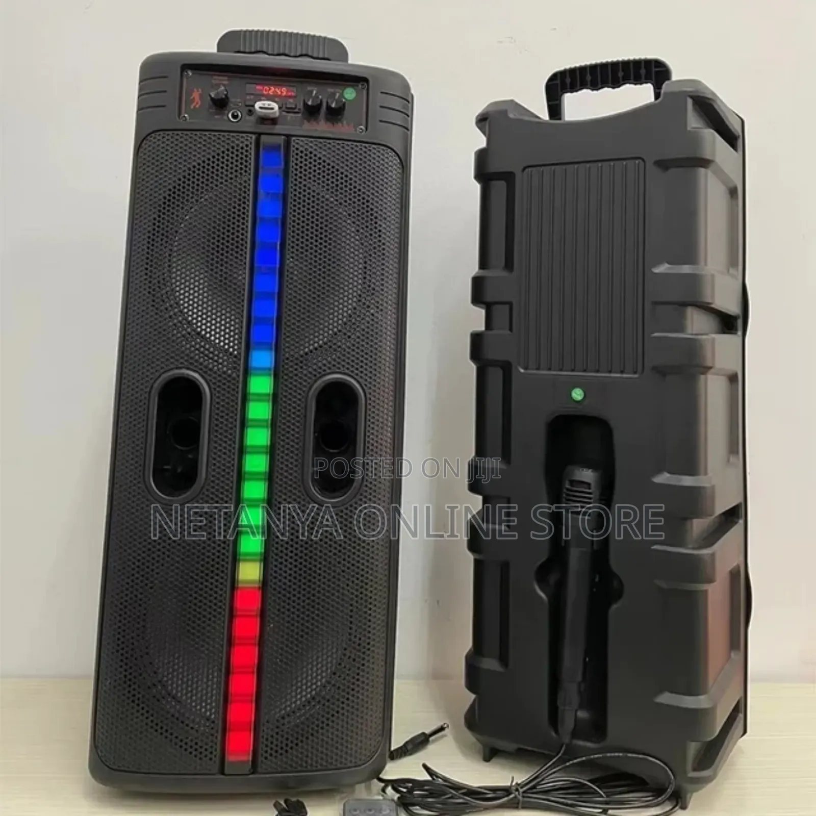 8.5"*2 Wireless Speaker With Microphone