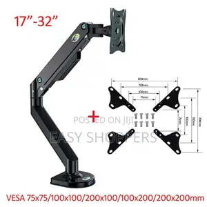 Single Arm Ergonomic Design Monitor Mount Stand Adjustable