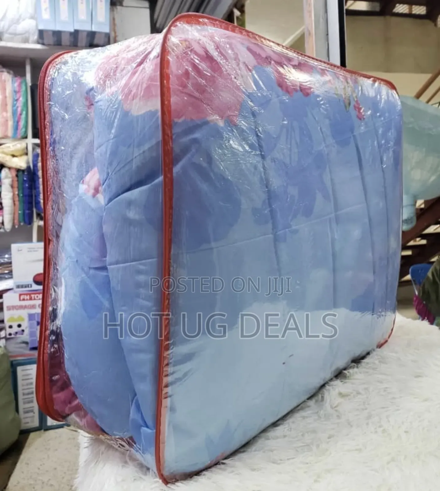 5x6 4pc Duvet Set With 1 Bedsheet 2 Pillowcases - Multicolor