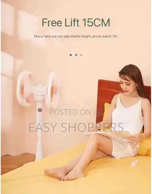 Intelligent Double-Sided Floor Electric Fan, 360 Degree