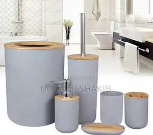 Generic Bathroom Ceramic Accessories Set (12pc)