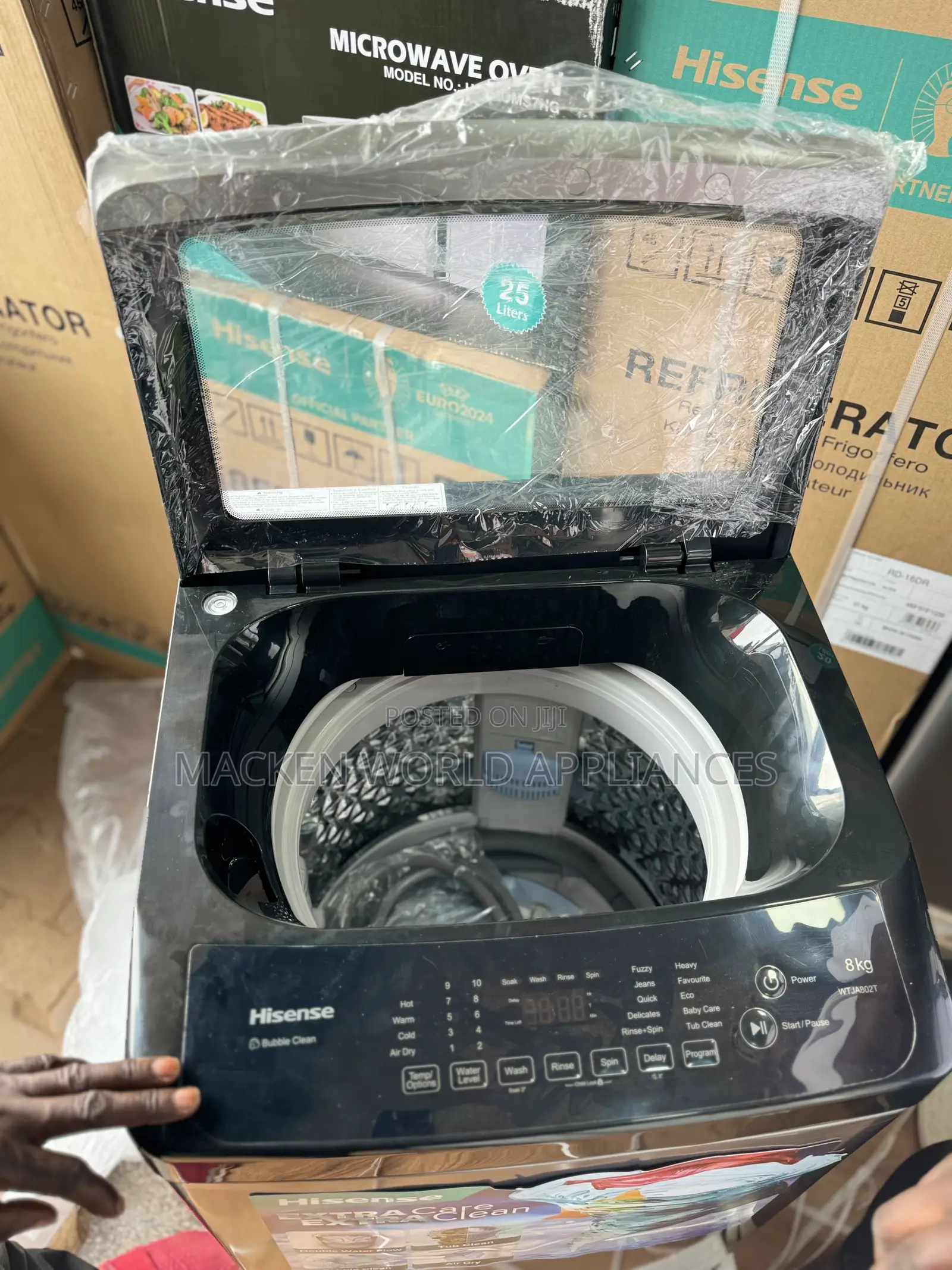 HISENSE 8kg Top Loader Washing Machine New