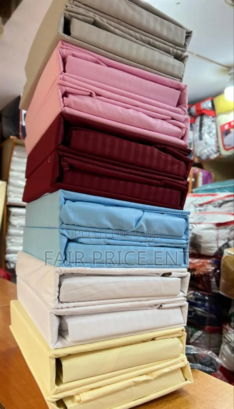 Pure Cotton Bedsheets. 6*6 5*6 ( Cream)