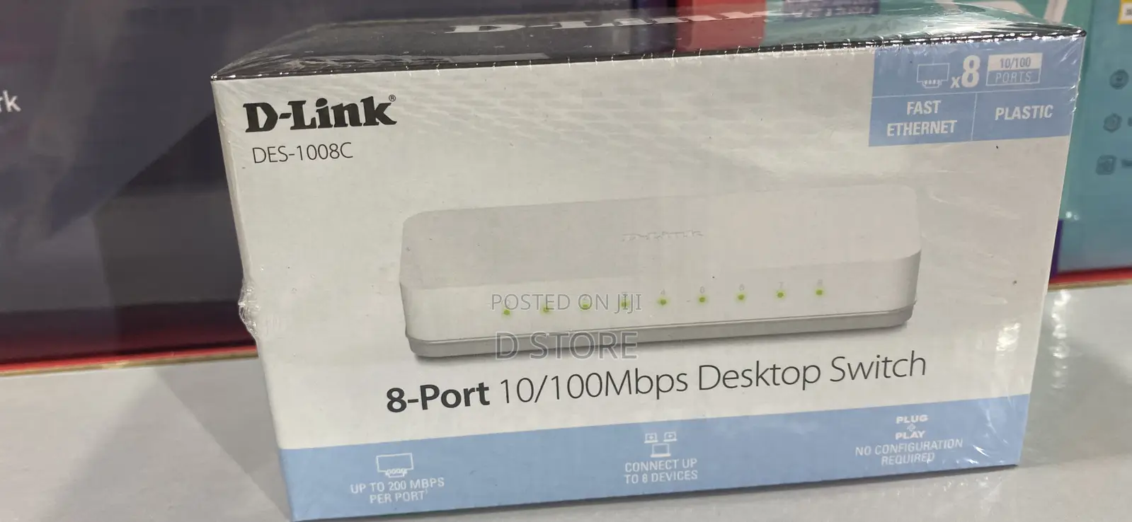8 Port D-Link Desktop Switch