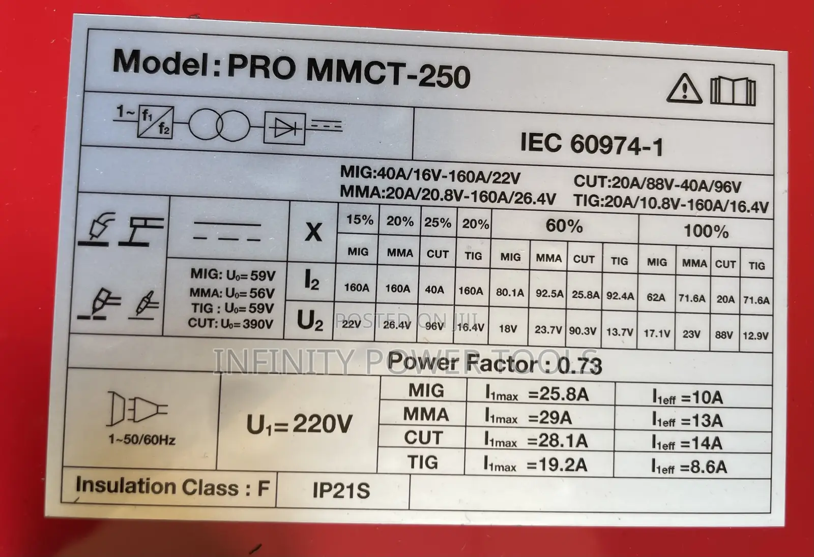 PRO MMCT-250 Welder