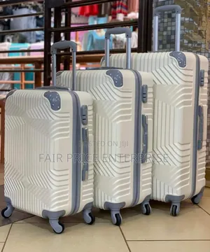 Original Plastic Suitcases in Full Set