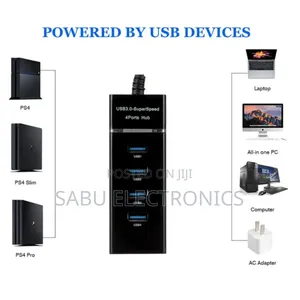 4-in-1 USB Hub 3.0 - Expand Your Connectivity Options!