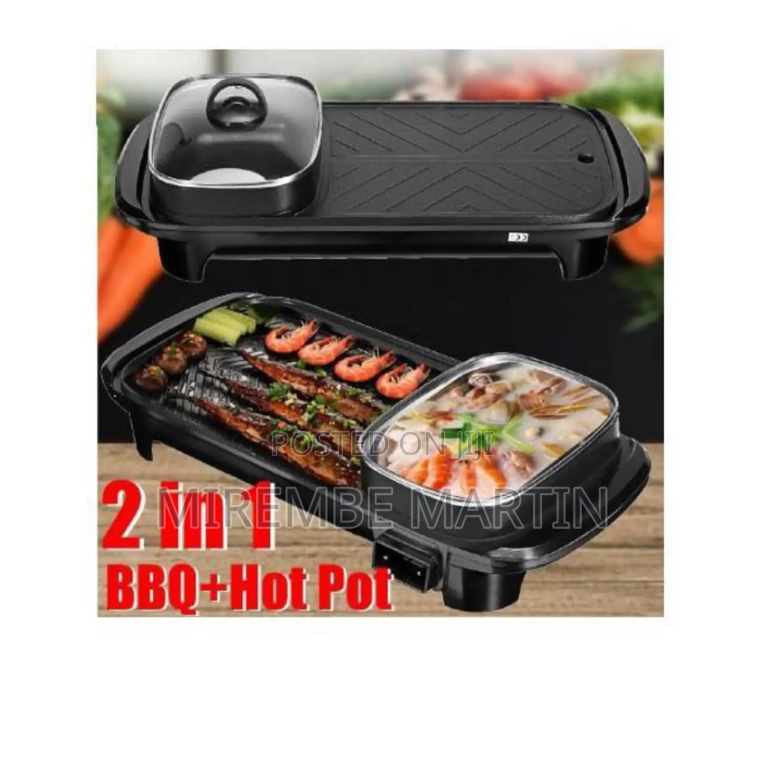 2 in 1 Electric BBQ + Hot Pot .