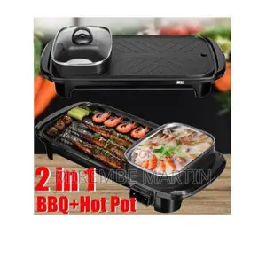2 in 1 Electric BBQ + Hot Pot .