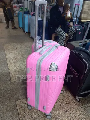 Pure Rubber Plastic Suitcases. Full Set.( Cream)