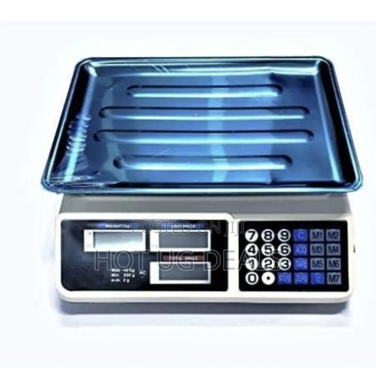 40kg Rechargeable Price Computing Weighing - White
