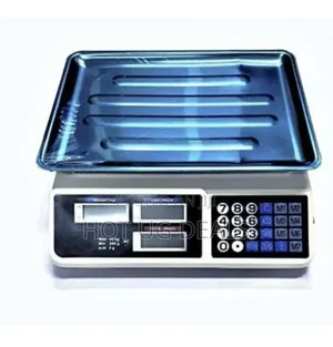 40kg Rechargeable Price Computing Weighing - White
