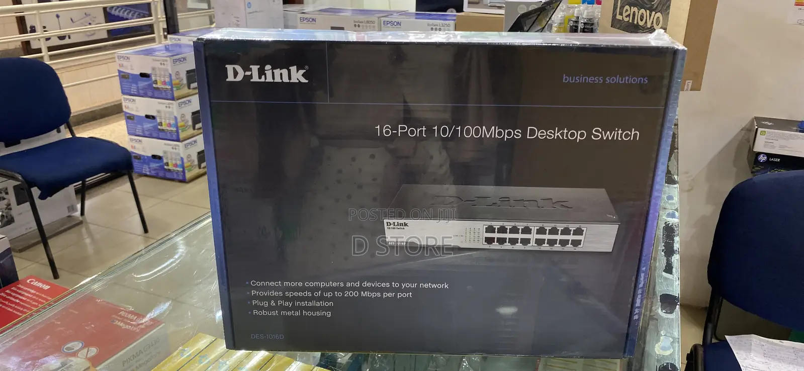 D-Link 16 Port Desktop Switch