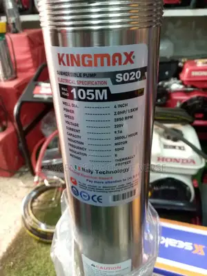 Submersible Water Pump 109m King Max