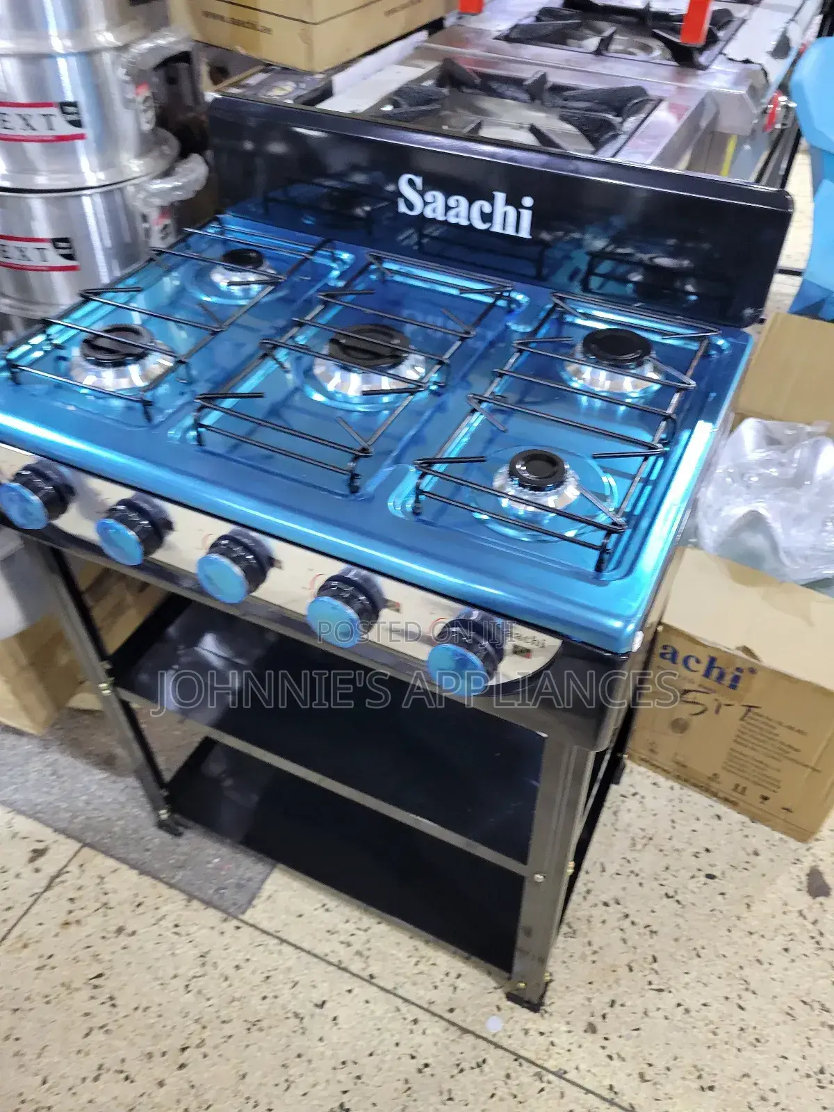 Saarch Gas Cooker 5 Burners