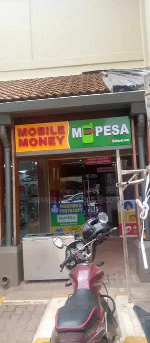 3d Mobil Money Sign Post
