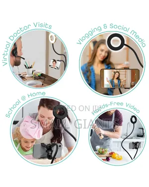 U-Stream Selfie Ring Light With Stand Cell Phone Holder