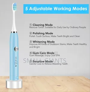 2 Heads Sonic Electric Toothbrush