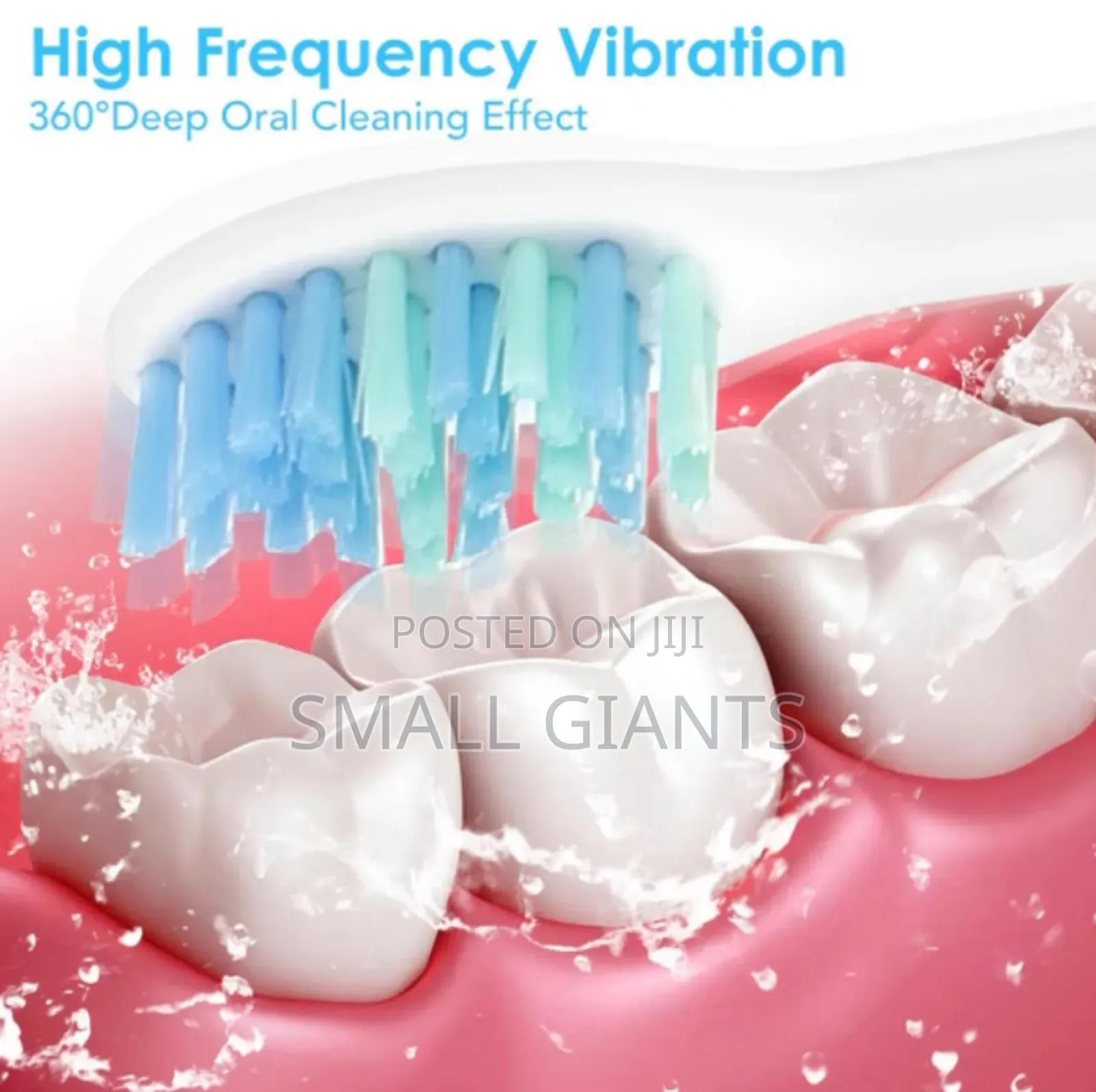 2 Heads Sonic Electric Toothbrush