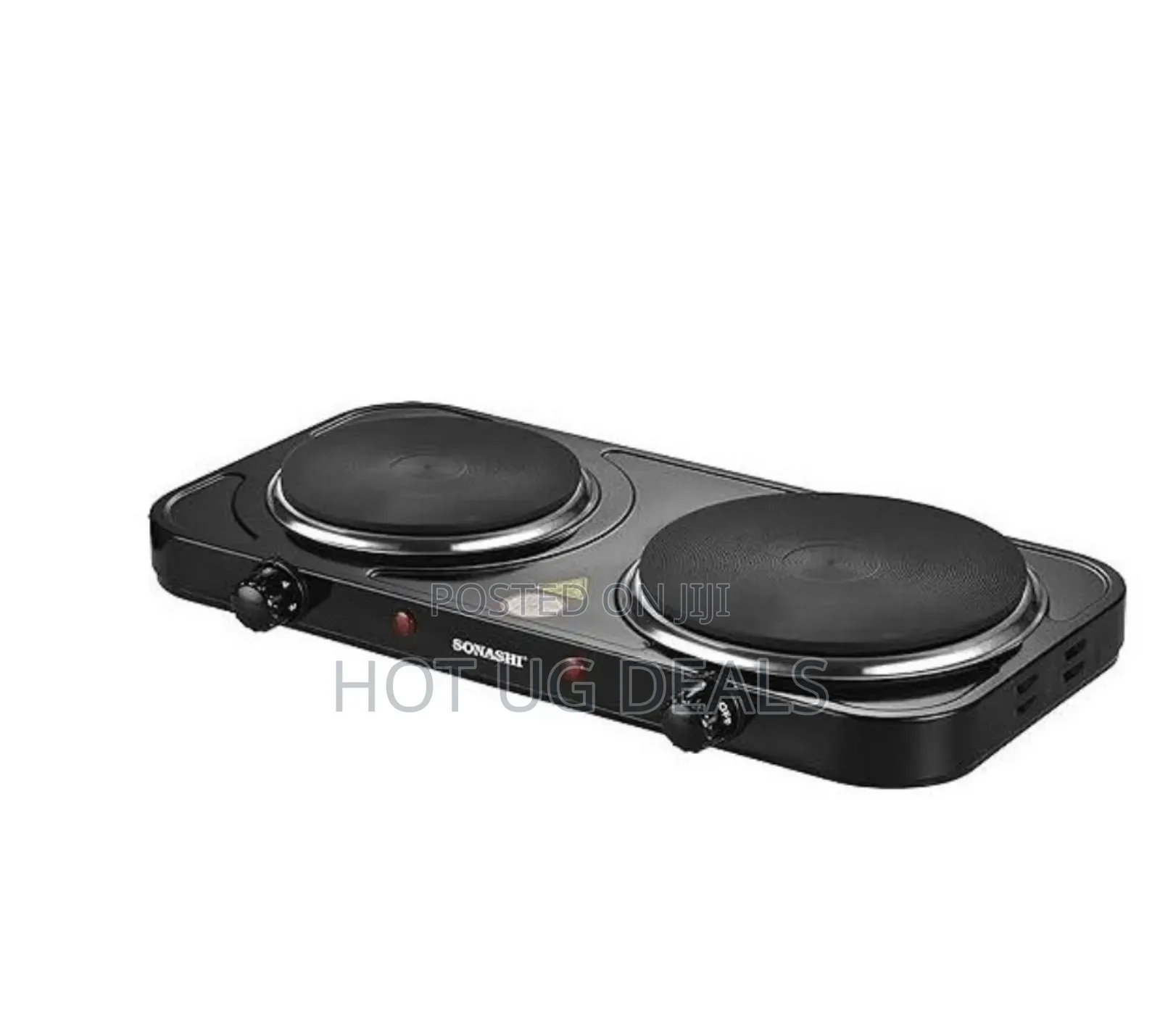 Sonashi Double Electric Hot Plate - Black