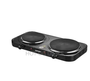 Sonashi Double Electric Hot Plate - Black