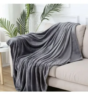 5x6 Coral Fleece Blankets Super Soft - Dark Grey