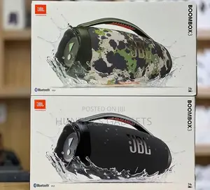JBL Boombox 3 Bluetooth Rechargeable Powerful Speaker 24hrs