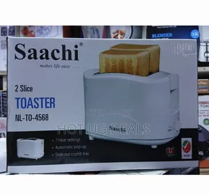 Saachi 2 Slice Saachi Electric Bread Toaster - White