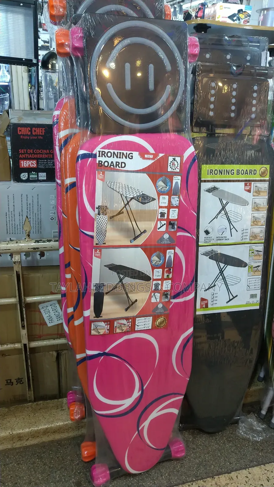 Extra Big Size Foldable Ironing Board With Big Stands