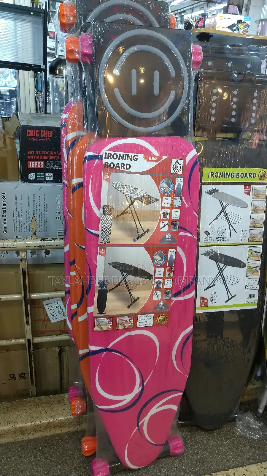 Extra Big Size Foldable Ironing Board With Big Stands
