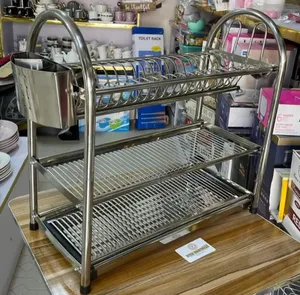 Dish Drainer Shelf Shelving Kitchen Racks Stainless Steel