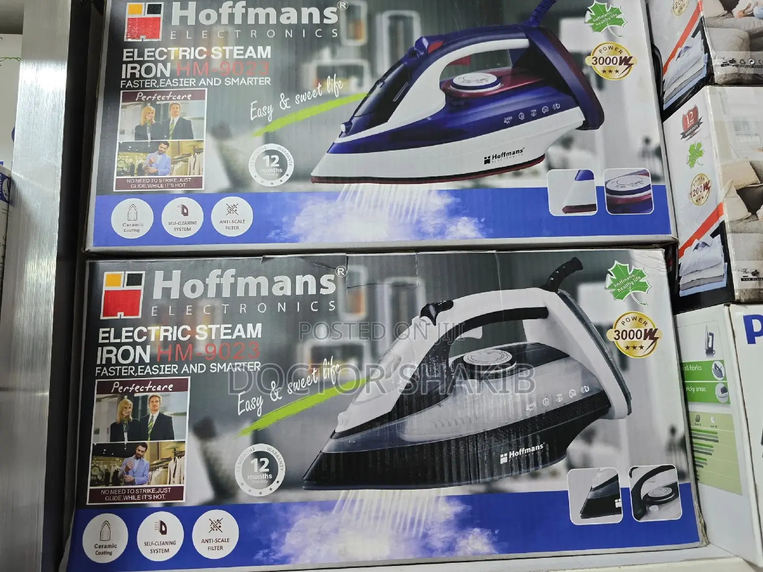 New Hoffmans Electronic Steam Iron