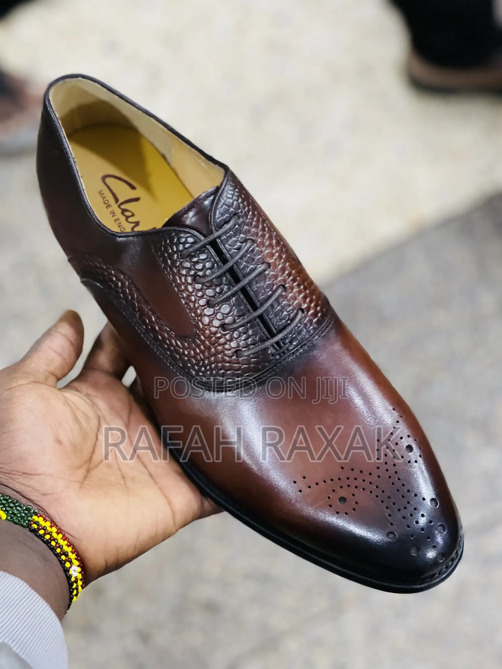 Original Men’S Brown Clarks Formal Gentle Leather Shoes
