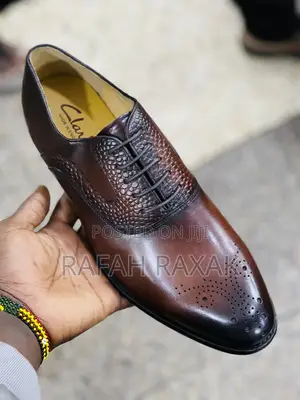 Original Men’S Brown Clarks Formal Gentle Leather Shoes