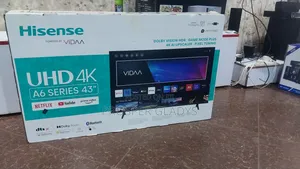 43 Inches Led Hisense Smart Uhd Flat Screen Flameless